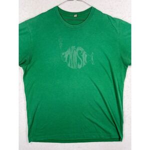 Phish Summer Tour 2012 Concert T-Shirt Green Graphic Band Tee XL